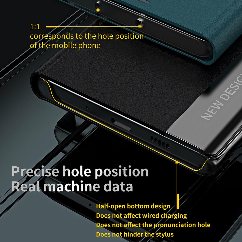 For Xiaomi Redmi Note 13 Pro 5G/Poco X6 5G Stand Case Drop-proof PC+Leather Phone Guard Cover