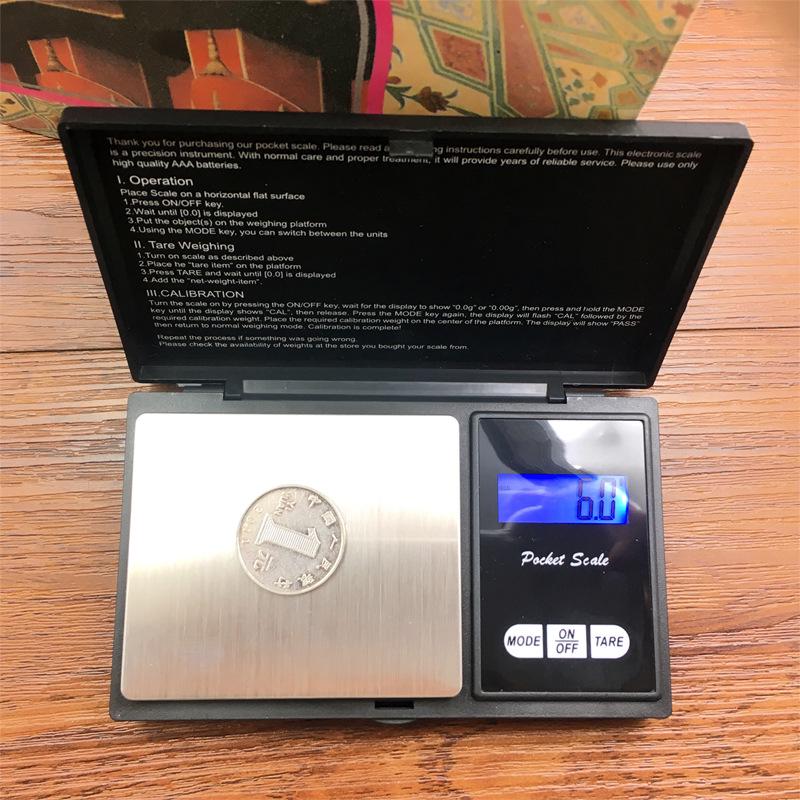 P258 Portable Mini Pocket Jewelry Scale, 0.01g Precision Electronic Palm Scale