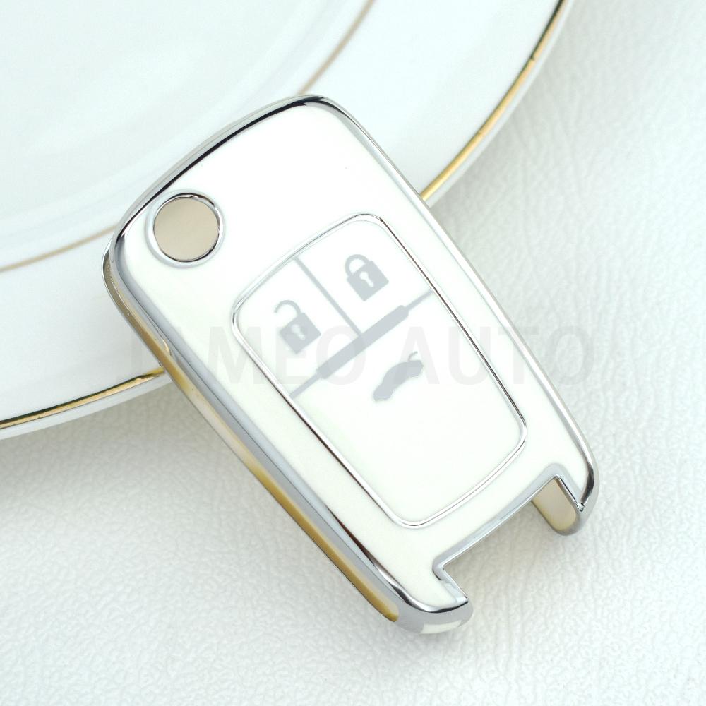 2/3/4/5 Buttons Car Flip Key Cover Case For Chevrolet Cruze Aveo For Buick Opel Corsa Antara Zafira Meriva Insignia Keychain