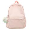 Primary School Girls High School Students School Backpack Junior High School Students Solid Color Backpack