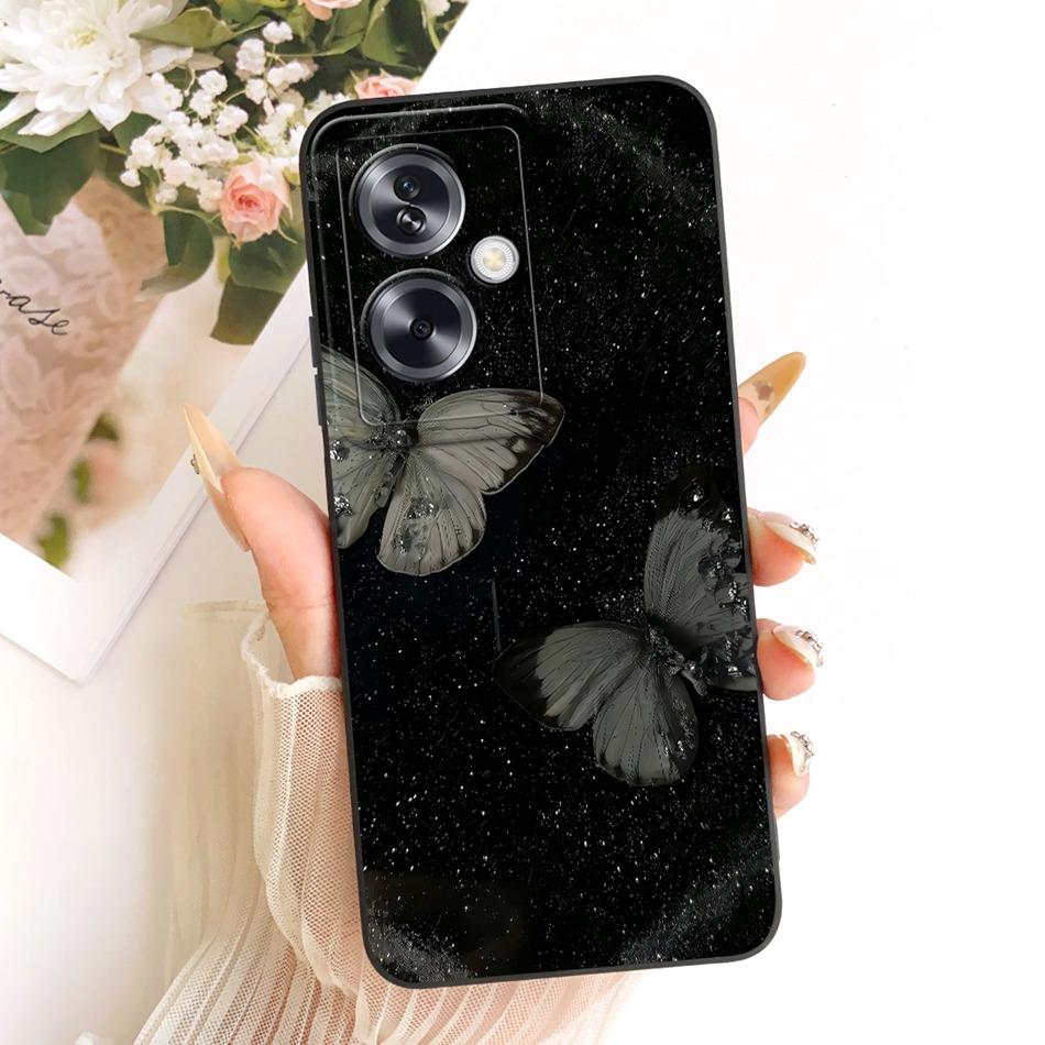 For OPPO A79 5G Cute Cat Flower Cartoon Phone Case For Oppo A79 CPH2553 CPH2557 Shockproof Soft Silicone Covers Bumper