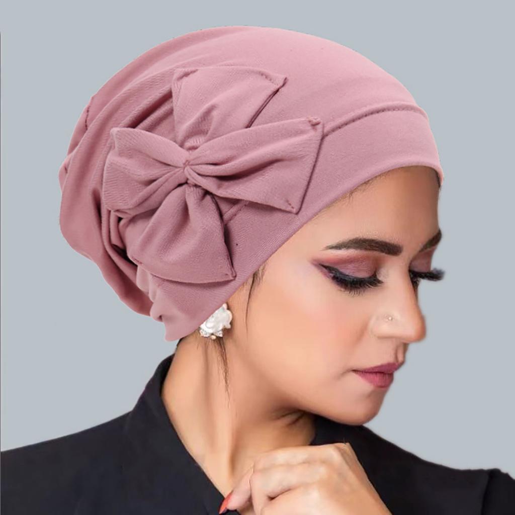 Nová muslimská dámská vnitřní hidžábová čepice s mašlí, turban, indická čepice, šátek na hlavu, čepice, šátek na hlavu při vypadávání vlasů, chemo čepice, turbante mujer