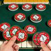 Miaoji 100-Pack Round ABS Poker & Mahjong Game Tokens