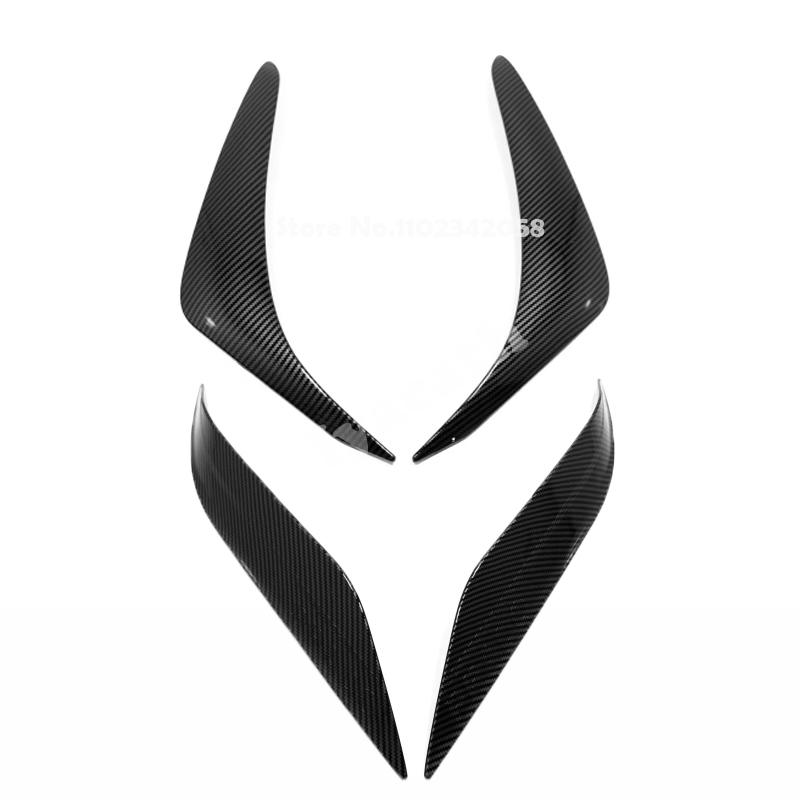 For Toyota Land Cruiser Prado FJ150 FJ 150 2014-2017 ABS Front Headlight decorative strip headlamp eyebrow Exterior Accessories