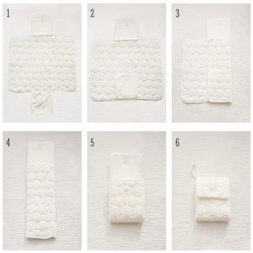 Quilted Baby Diaper Pad Foldable Changing Pads Portable Baby Nappy Pad  Travel Accessory