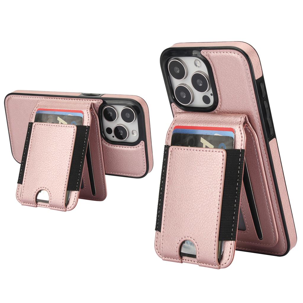 2-in-1 Detachable Card Leather Case for iPhone 16 Pro Max 17 Air 16 Pro 15 Plus 14 13 12 Wireless Charging Magnetic Wallet Cover