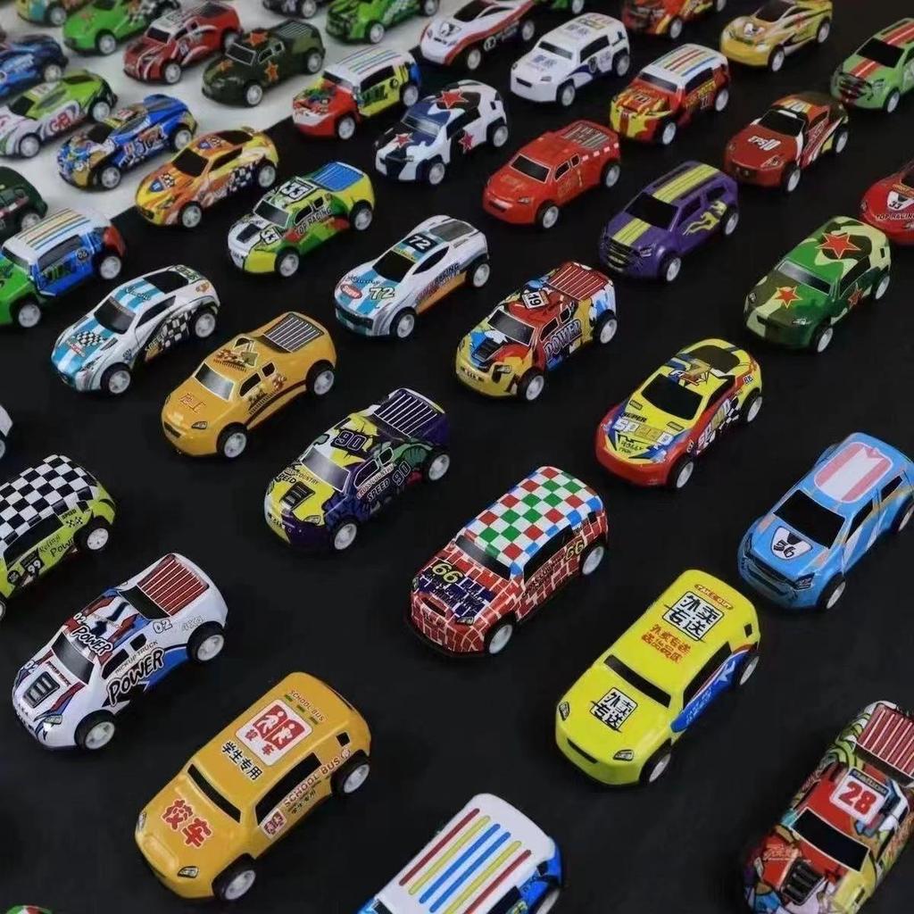 Children's Alloy Pull-Back Mini Racing Car Toy for Boys Ages 2-6