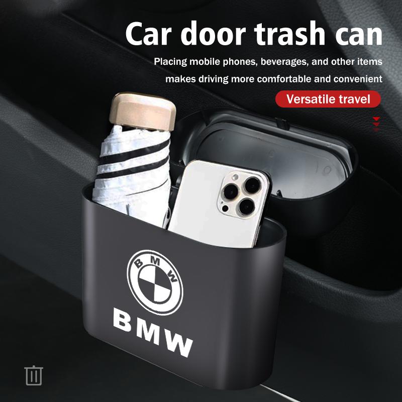 Car Door Side Trash Universal Garbage Dust Case Storage Box For BMW M Performance E36 E46 E60 E90 E91 E92 E93 F30 F20 PI1