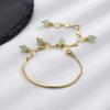 Retro Style Hollow Love Star Bracelet Niche Design Sense Beaded Tassel Hetian Jade Bracelet Women