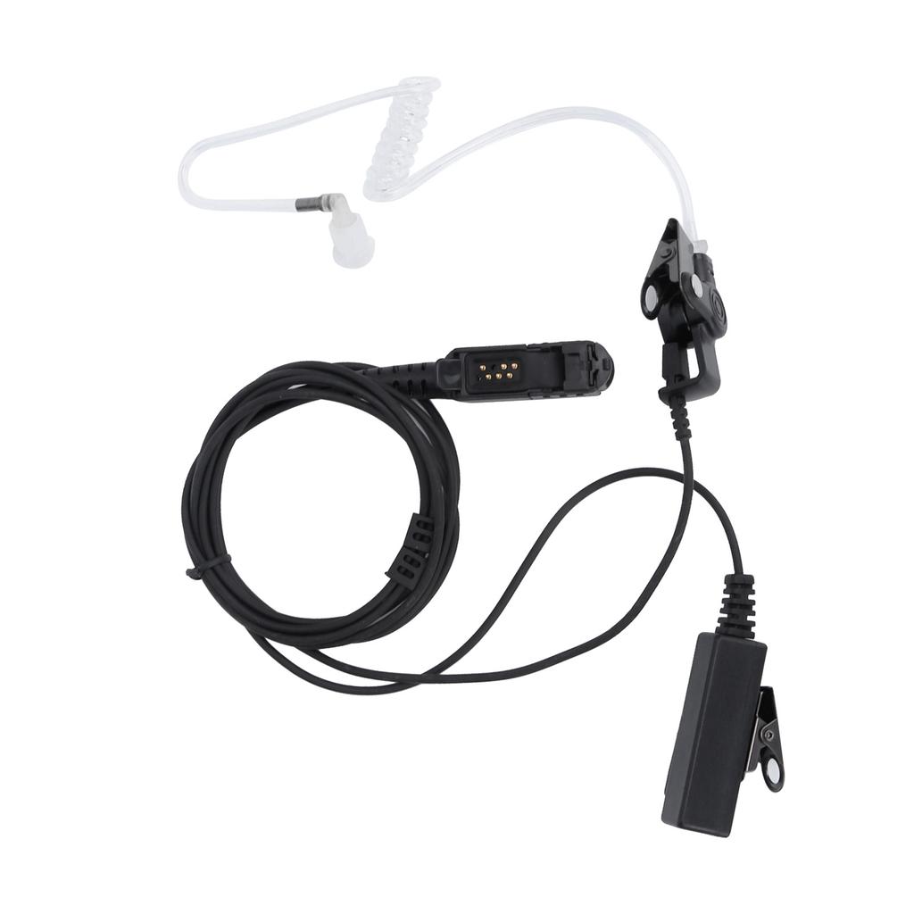 Walkie Talkie Earphone with Microphone PPT Acoustic Tube Replacement for Motorola XPR3300 3500