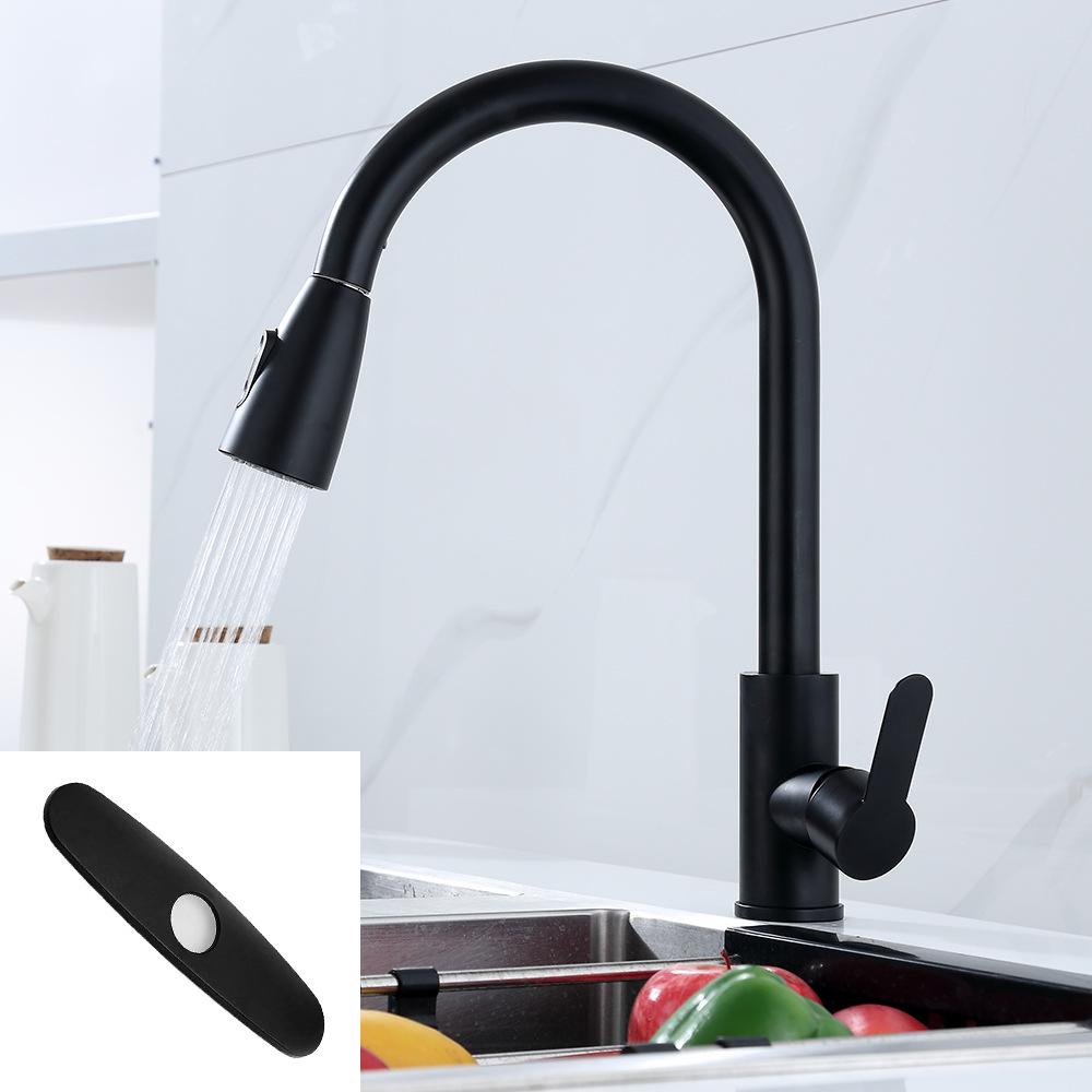 Univerzální 304 Nerezová ocel Výsuvná kuchyňská baterie s horkou a studenou vodou