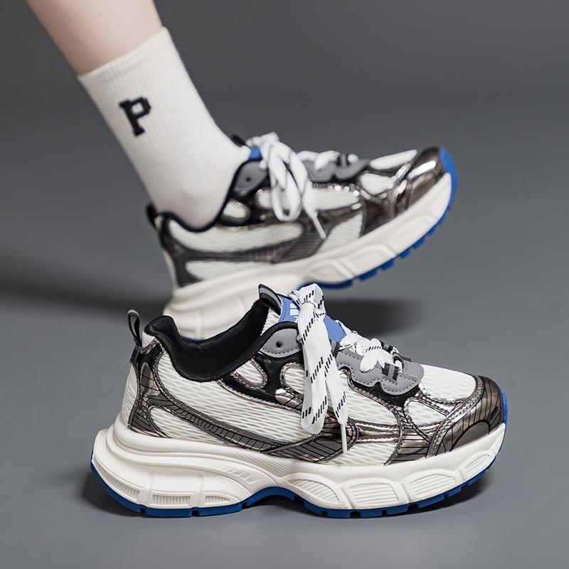Autumn New Dad Shoes Women's Versatile Casual Platform Sports Shoes Color Matching Retro Women's Shoes 1101