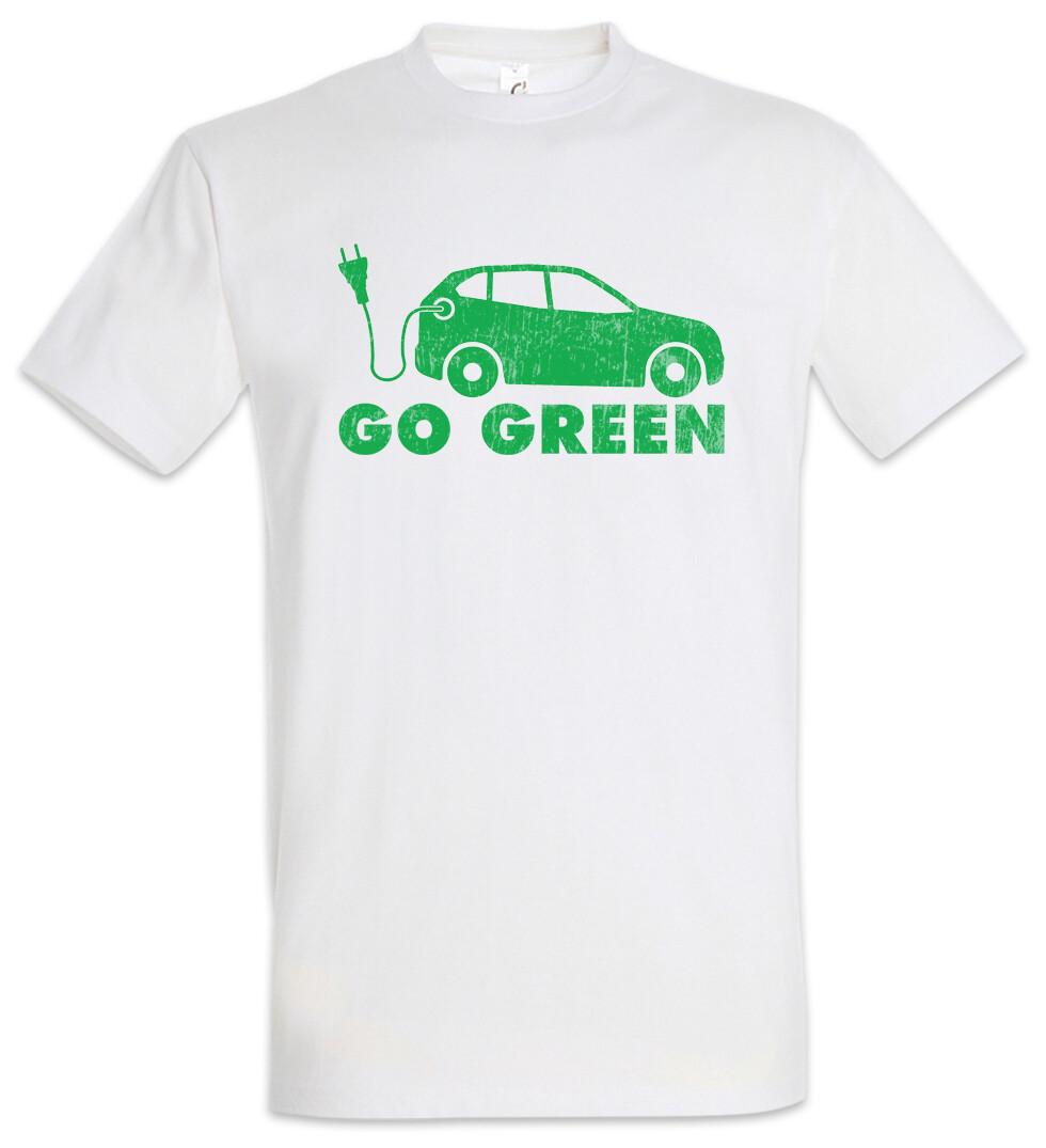 

BEV Go Green Mens T-Shirt Mens Womens Tees Top Electric Car Fun BEV PHEV Plug In Plug In Electric M