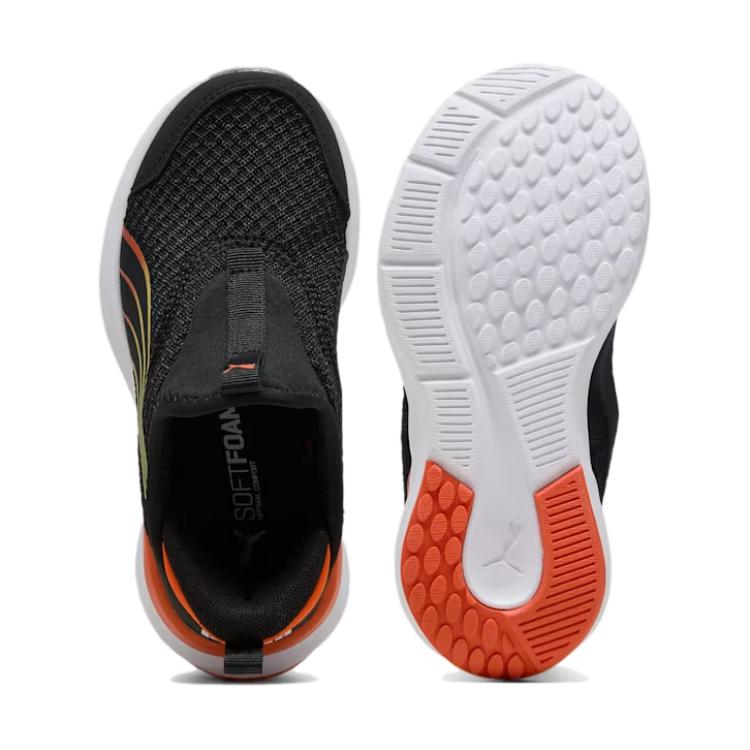 Puma Kruz Profoam SlipTech Little Kid Black Redmazing Kids Sneakers 310250-01