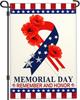 Memorial Day 4Th of July Patriotic Amercian Yard Garden Ags for Outside 12X18 7445018114197 AAV