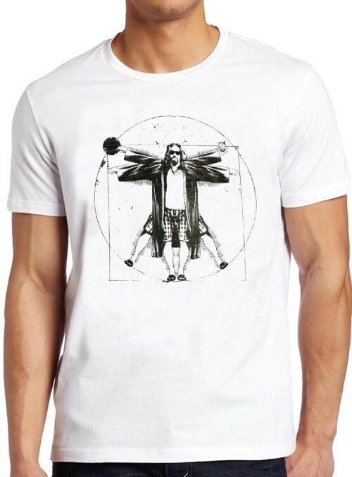 The Big Lebowski Vitruvian The Dude Funny Cool Gift Tee T Shirt M309 S
