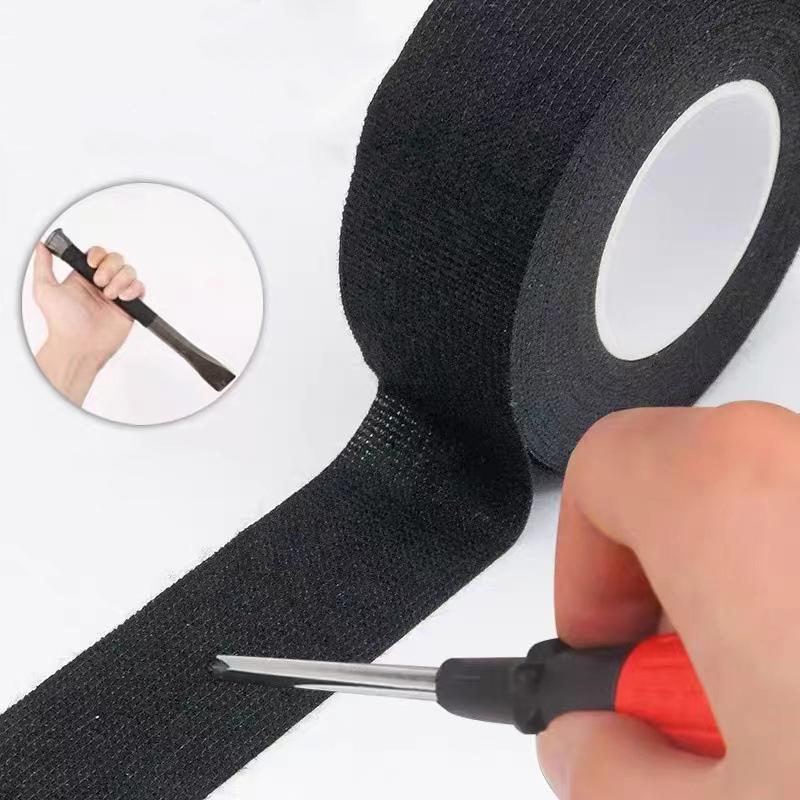 Elastic Bandage for Horizontal Bar Self-Adhesive Anti-Slip Sleeve Wrapped Straps for Dumbbell Barbell Anti Wear Protection