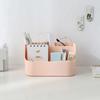 1PC Desktop Makeup Storage Box Simple Grid Rack Student Dormitory Stationery Sundries Finishing Box Desktop Storage Supplies