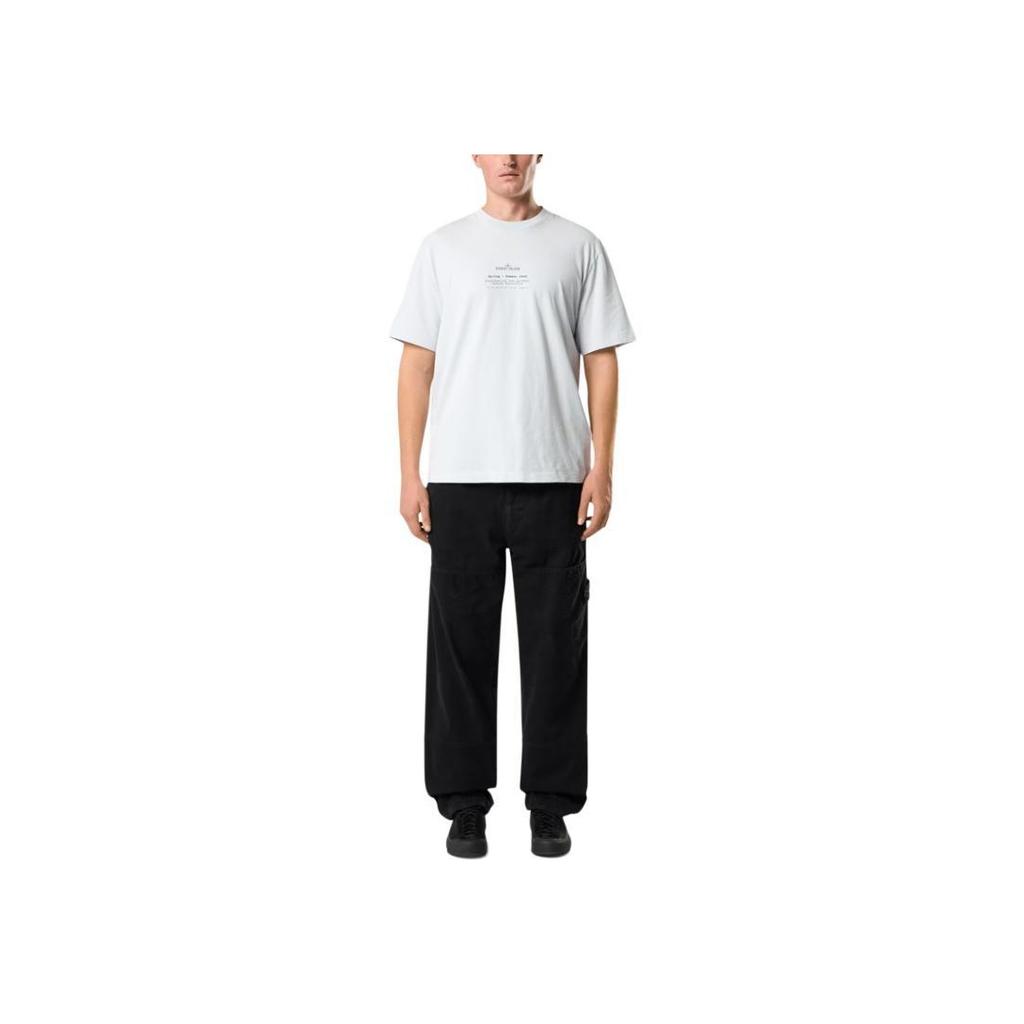 STONE ISLAND SS26 Spring Summer Collection Round Logo Print Comfortable Crew Neck Short Sleeve T-Shirt Unisex Tops L1S152100001S0285-V0041
