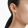 Swarovski Rhodium Crystal Pearl Stud Earrings 5694225