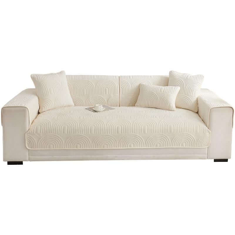 Cream Style Egyptian Velvet Sofa Cushion New Model2025All-Season Non-Slip Cushion Sofa Cover Wholesale