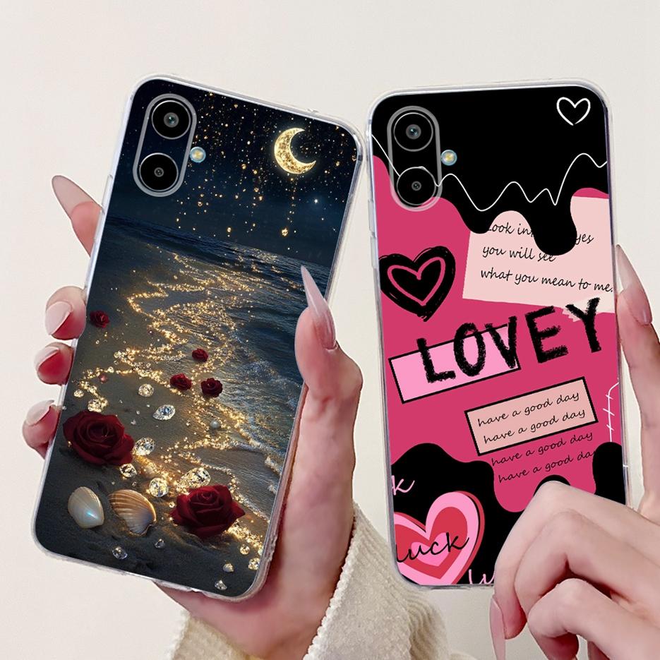 Für Samsung Galaxy F06 5G Hülle SM-E066B Modisches Bemaltes Cover Weiche Silikon Handyhülle Für Samsung F06 M 06 Galaxy M06 5G Fundas