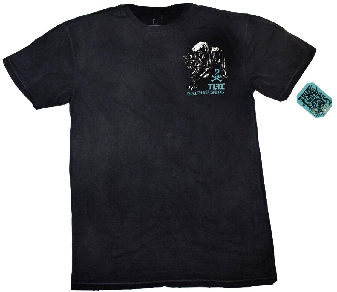 

True Love False Idols Mens TLFI Huey Newton We Don t Die Black Shirt NWT Large M