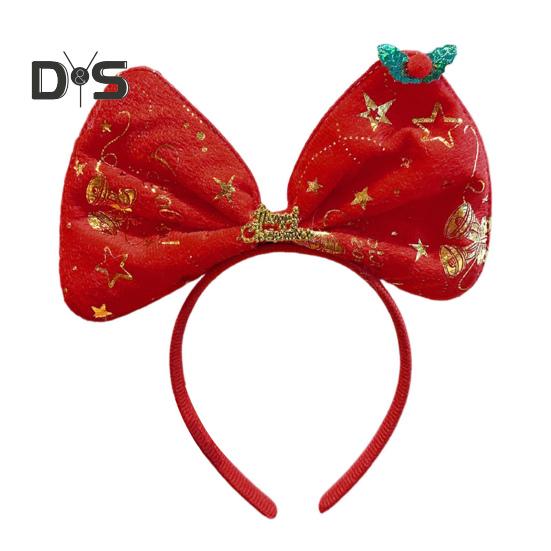 

Рождественская повязка на голову с бантом для детей и взрослых, карнавальный костюм, украшение для вечеринки, красный, зеленый, с блестками, рождественский головной убор, реквизит для фотосъемки 4