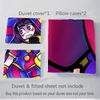 3Pcs Colorful Cartoon Characters Bedding Sets For All Sizes New 3D Printed Bed Cover Comforter Duvet Cover Pillowcase Bedroom Decoration