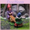 Nain de Jardin Miniature Balançoire Résine Décoration Pour Décoration de Maison Cadeau
