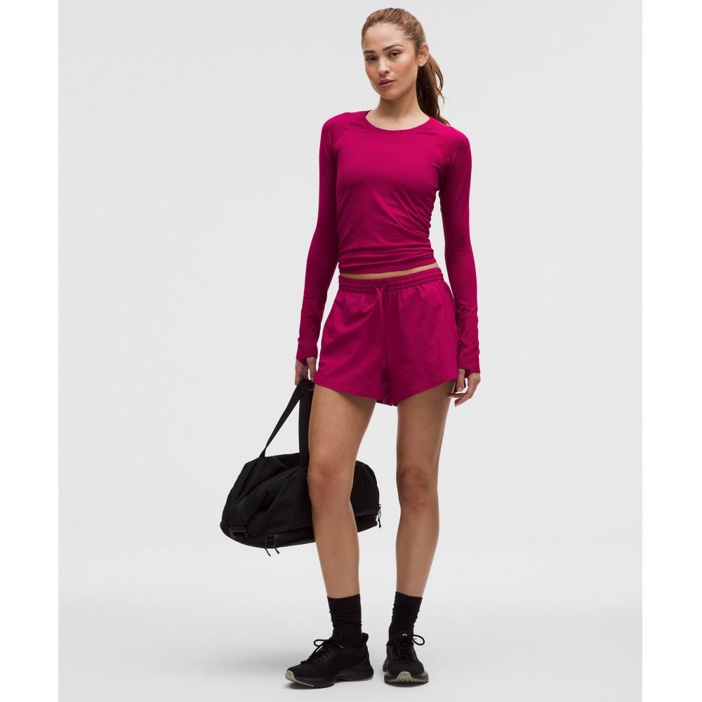 Lululemon Swiftly Tech Long Sleeve Shirt 2.0  Hip Length Berry Rumble Berry Rumble