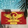 Toalla de Bandera Romana SPQR Suave Ligera Anti-Arena Grande para Playa Secado Rápido Baño Deportes Familia