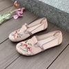 Fashion Summer Tennis Shoes New Women's Casual Breathable Sling Embroidered Lefu Shoes Fashion Hollow Cloth Shoes