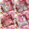 Genshin Impact Yae Miko Cushion Cover Pattern Printed Pillowcase for Living Room Sofa Cushion Cover & Bedroom Decor