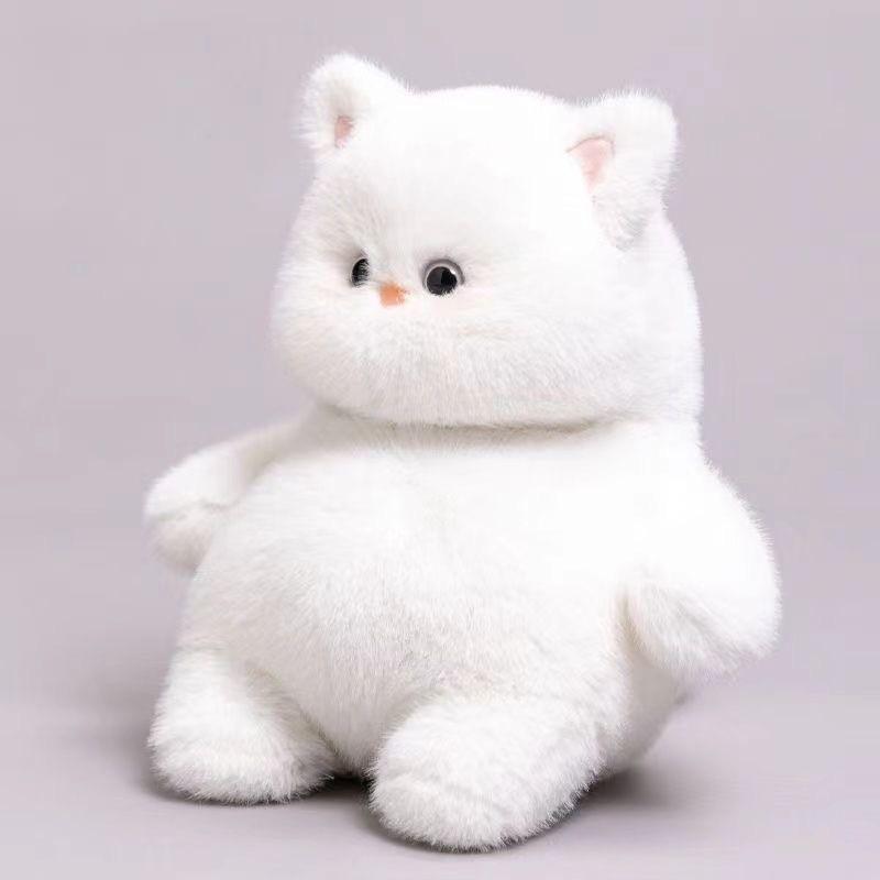 Cat Cute Super Plush Toys Big White Doll Simulation Sleep Pillow Soft Super