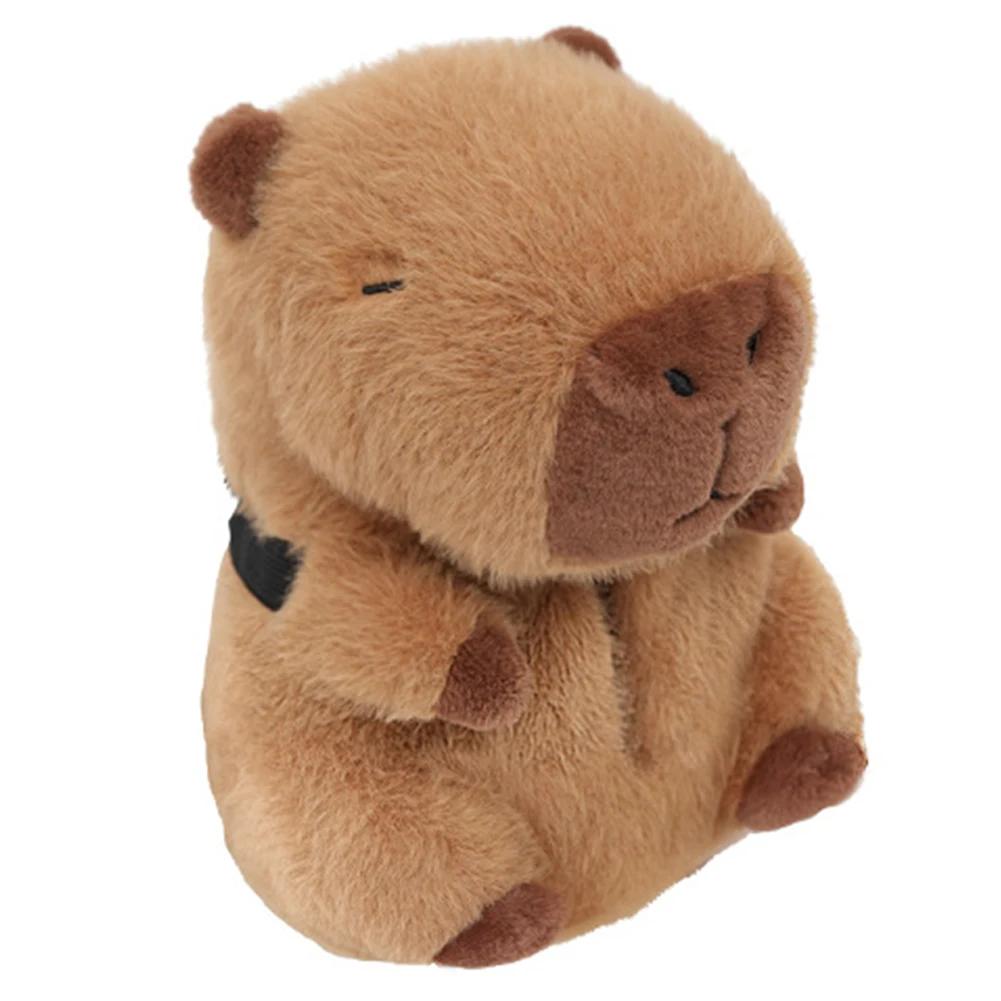 Capybara Auto-Taschentuchbox Niedliche Plüsch-Auto-Armlehnenbox Papierbox Multifunktionale Hängende Taschentuchbox