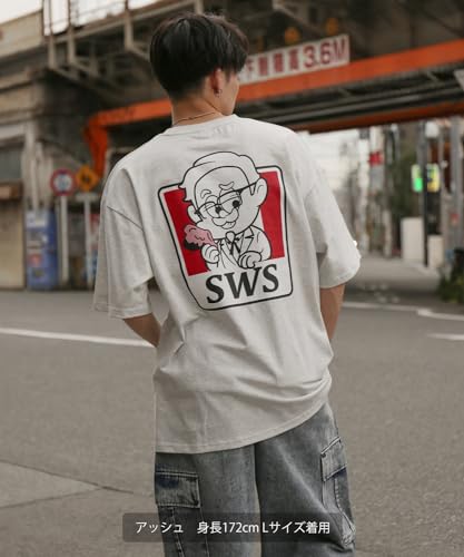 IMPROMES Casual SIDEWAYSTANCE SFC Short Sleeve T-Shirt, Men's, Black