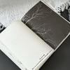 Retro Lily A6 Hardcover Notebook: Thick Blank Pages & Aesthetic Student Diary