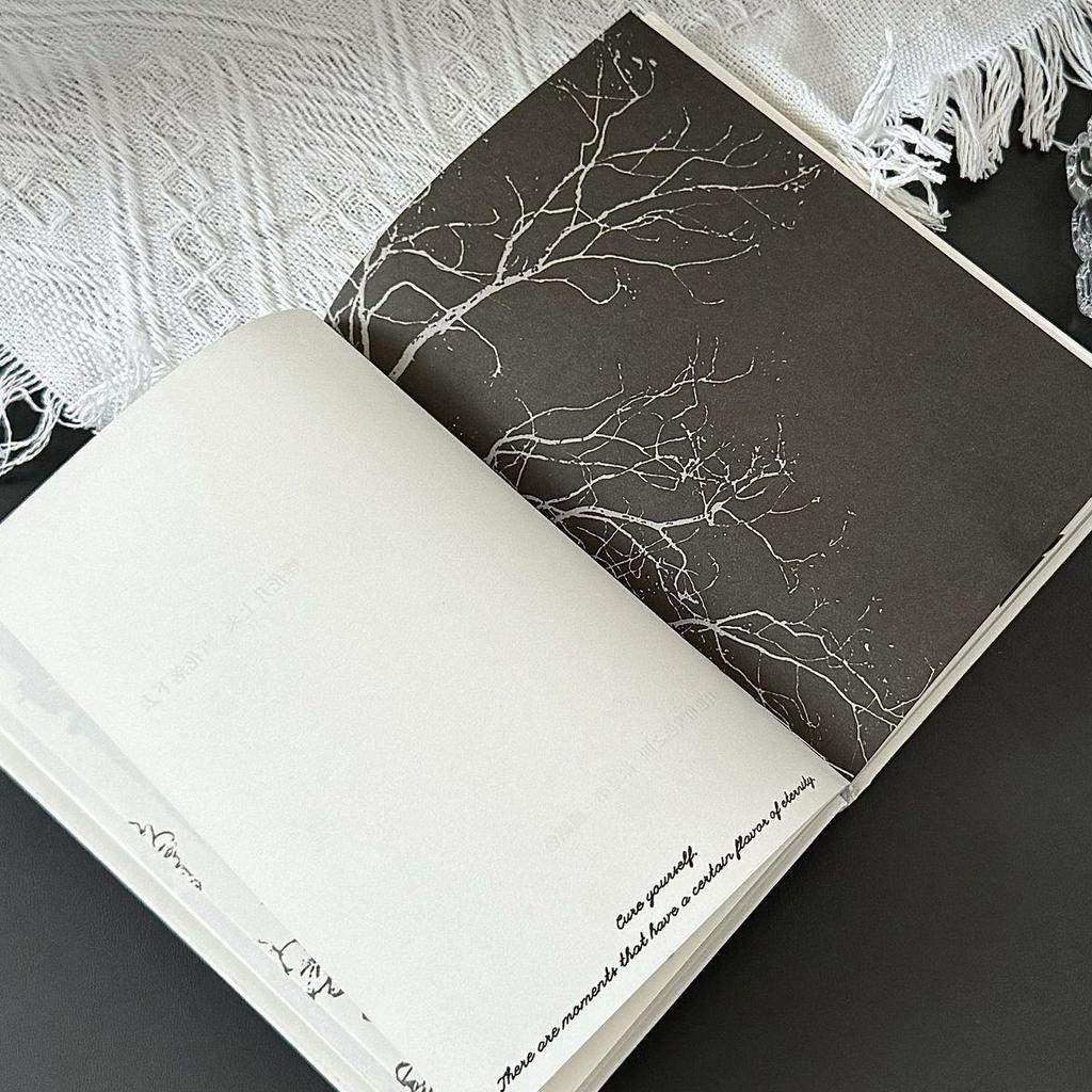 Retro Lily A6 Hardcover Notebook: Thick Blank Pages & Aesthetic Student Diary