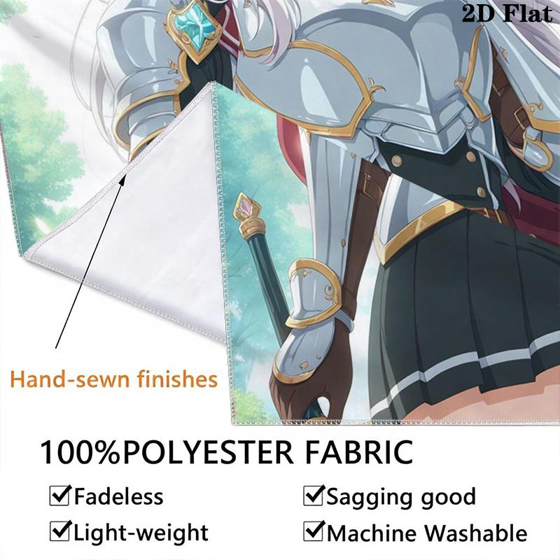 Alya Anime Wall Tapestry Aesthetic Wall Hanging Printed Fabric Blanket Decorative Tapestries for Bedroom Living Room Home Decor