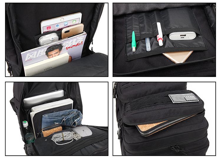 Men's Outdoor Tactical Camouflage Backpack for Off-Road, Camping, Hiking, and Cycling