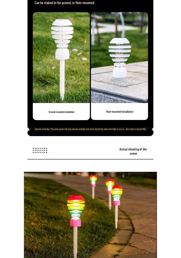 Waterproof LED Outdoor Solar Lawn and Garden Stake Light