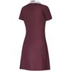 Fila Color Block Logo Tennis Polo Dress With Shorts Women Dresses Wine-Red A11W423304F-WI