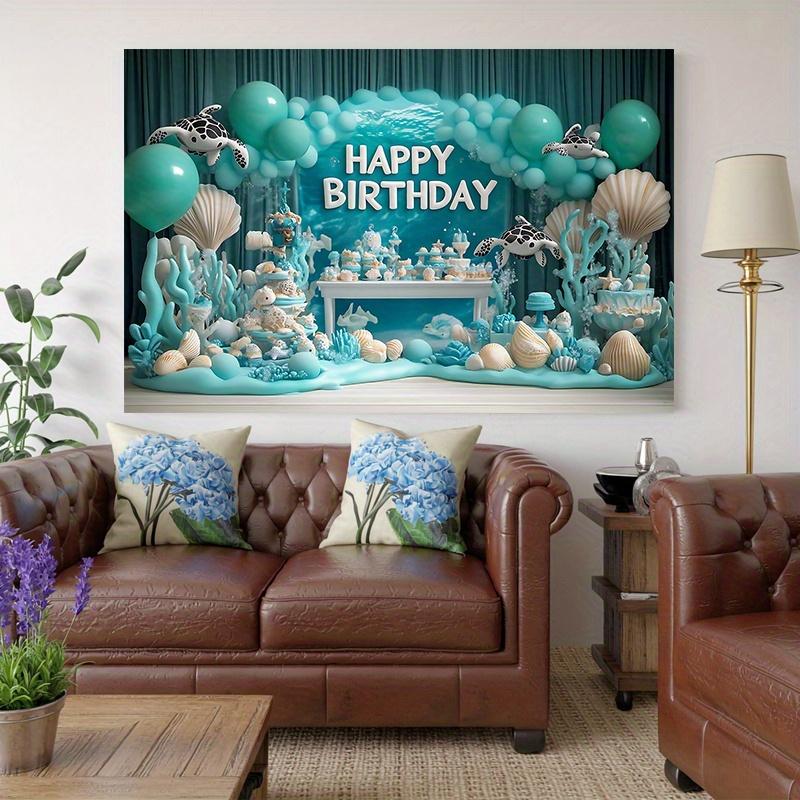 Party Backdrop Under The Sea Under Backgrounds Well Settings Event Backdrop Decoration Front Door Decor