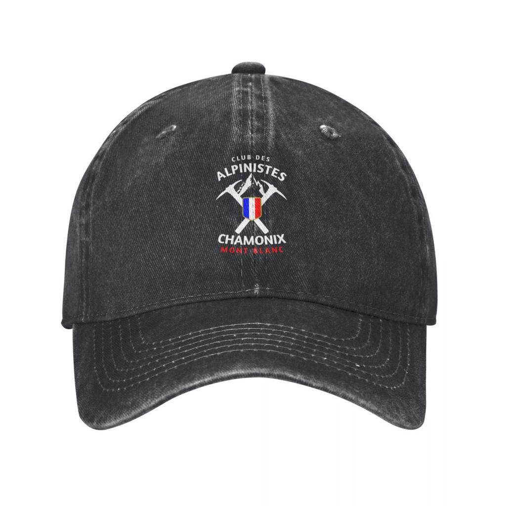 Bergsteigen Chamonix Mont Blanc Klettern Baseballkappe Sommerhut Ikone Vintage Junge Damen