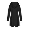 Women Solid Rain Jacket Outdoor Plus Waterproof Hooded Raincoat Windproof