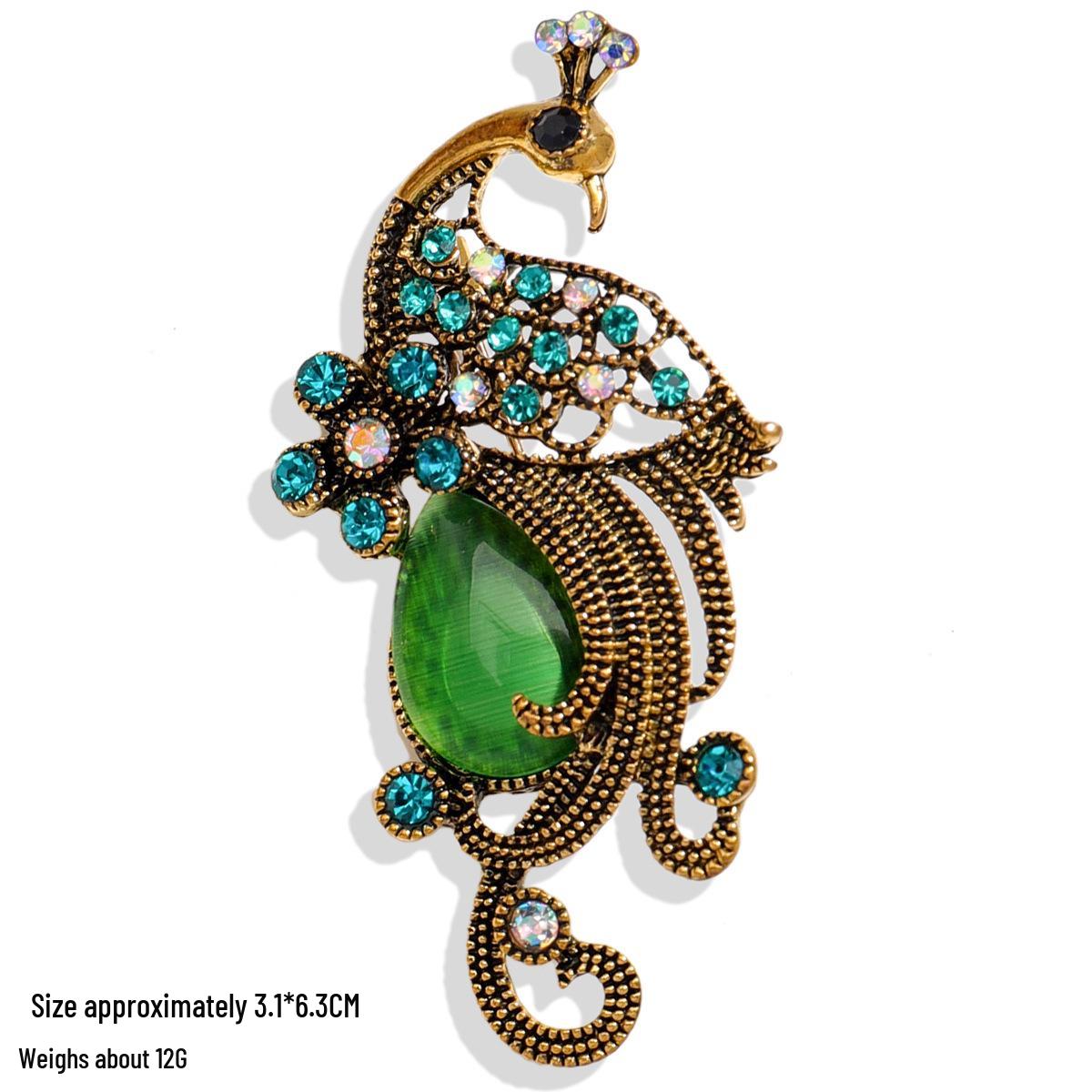 

Брошь Феникс Павлин Сова: Элегантная женская булавка-корсаж