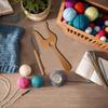 Knitted Suit Wooden Knitting Fork Yarn Macrame Tool DIY Scarf Making Tool DIY Craft Braiding Tool