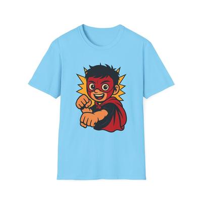 Unisex mīksts t-krekls Ar drosmīgu meksikāņu maskas luchadoru un apmetni Cīņas mākslas T-krekls