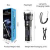 Multifunctional portable outdoor strong light rechargeable flashlight long range lamps flashlight